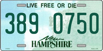 NH license plate 3890750