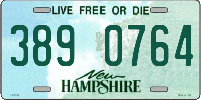 NH license plate 3890764