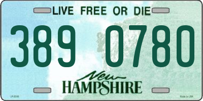 NH license plate 3890780