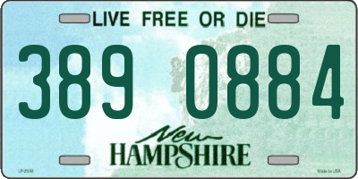 NH license plate 3890884