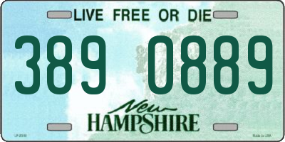 NH license plate 3890889