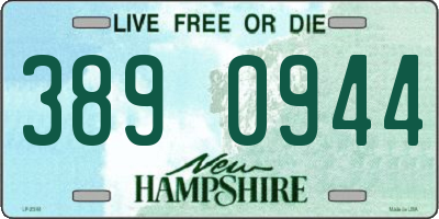 NH license plate 3890944