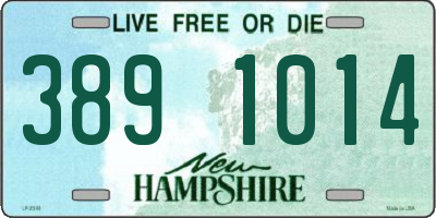 NH license plate 3891014