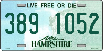 NH license plate 3891052