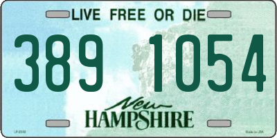 NH license plate 3891054