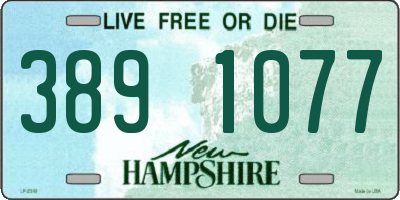 NH license plate 3891077