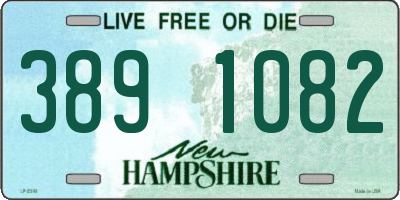 NH license plate 3891082