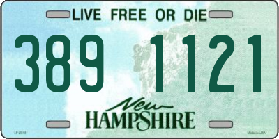NH license plate 3891121