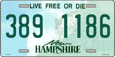 NH license plate 3891186