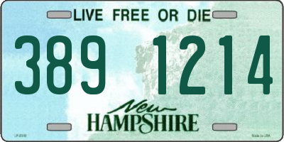 NH license plate 3891214