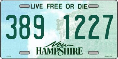 NH license plate 3891227