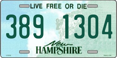 NH license plate 3891304