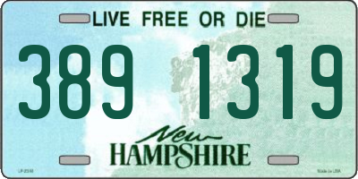 NH license plate 3891319