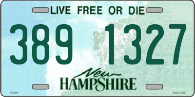 NH license plate 3891327