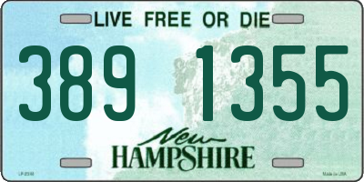 NH license plate 3891355