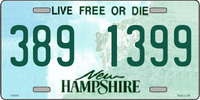 NH license plate 3891399