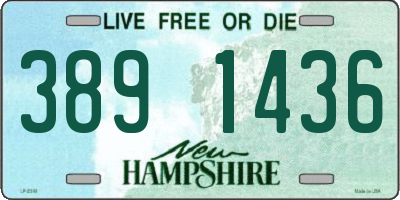 NH license plate 3891436