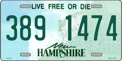 NH license plate 3891474
