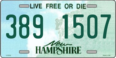 NH license plate 3891507