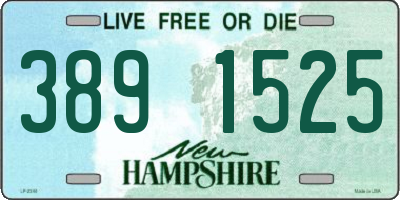 NH license plate 3891525