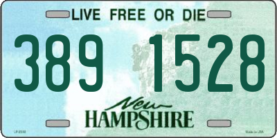 NH license plate 3891528