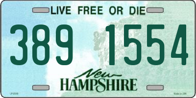 NH license plate 3891554