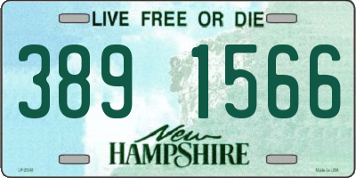NH license plate 3891566