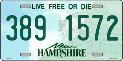 NH license plate 3891572