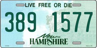 NH license plate 3891577