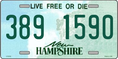 NH license plate 3891590