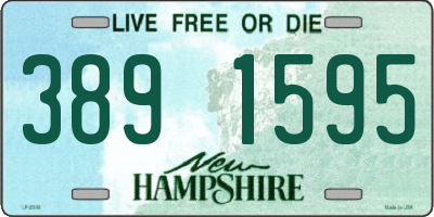 NH license plate 3891595