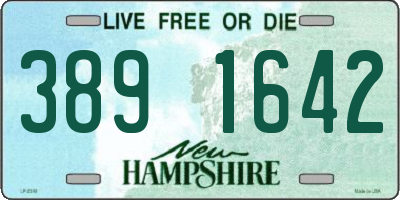 NH license plate 3891642
