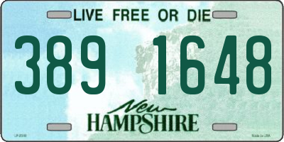 NH license plate 3891648