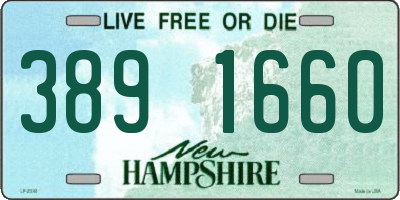 NH license plate 3891660