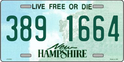 NH license plate 3891664