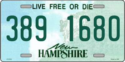 NH license plate 3891680