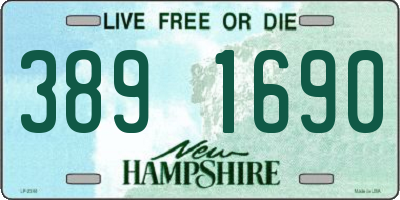 NH license plate 3891690