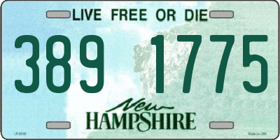 NH license plate 3891775