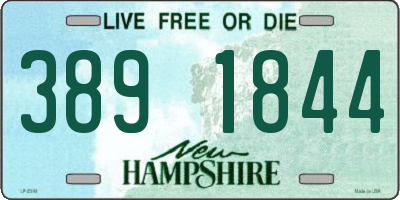 NH license plate 3891844