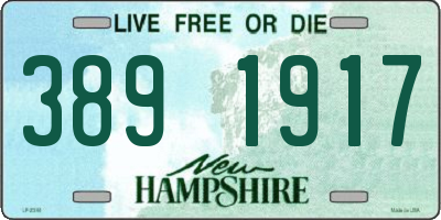 NH license plate 3891917