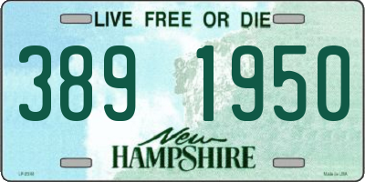 NH license plate 3891950