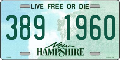 NH license plate 3891960