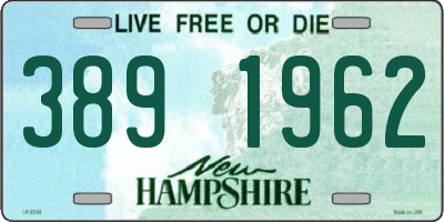 NH license plate 3891962