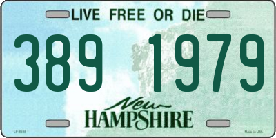 NH license plate 3891979