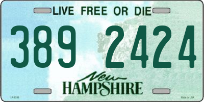 NH license plate 3892424