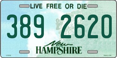 NH license plate 3892620