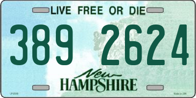 NH license plate 3892624