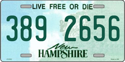 NH license plate 3892656
