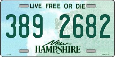 NH license plate 3892682