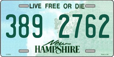 NH license plate 3892762
